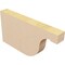 Ekena Millwork 2in. W x 8in. H x 16in. L Del Monte Woodgrain TimberThane Rafter Tail, Primed Tan RFTUR02X08X16DELRCPR - alternate 6